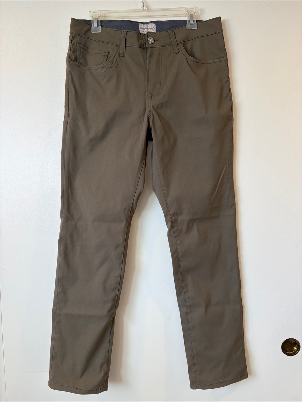 Men's Slim Straight Jeans in Olive by
